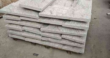 梧州芝麻白蘑菇石，自然面