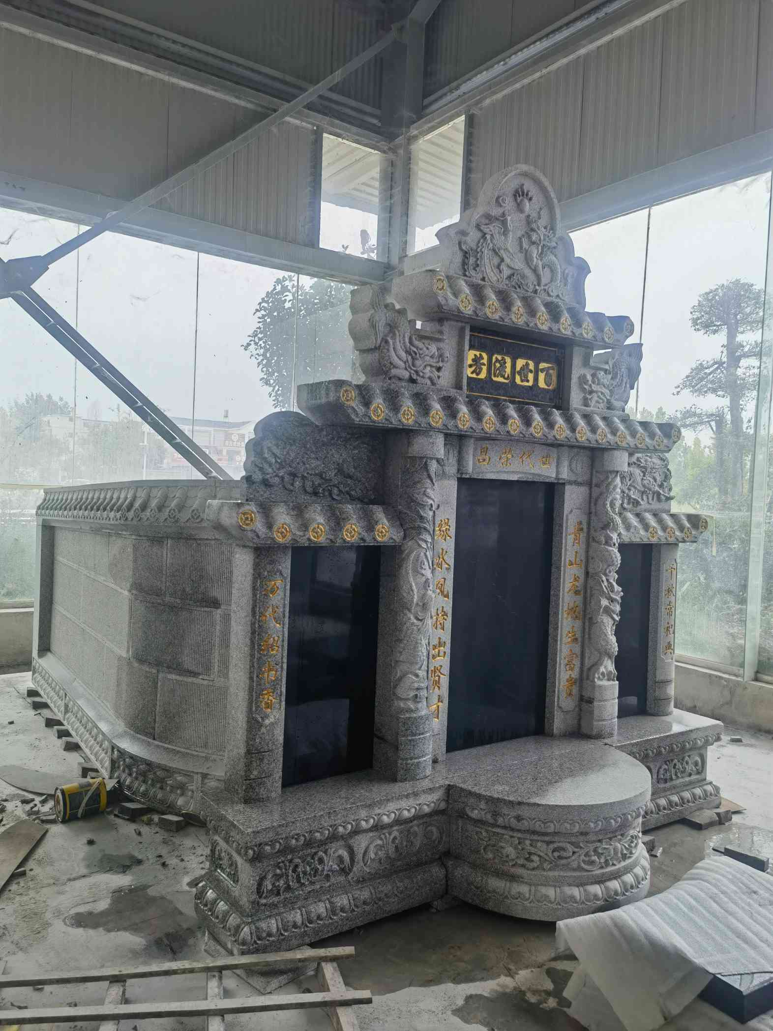 梧州套墓 墓碑 围坟石 异形定制